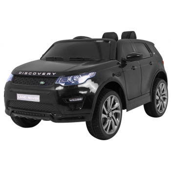 Land Rover Discovery dla dzieci Czarny + Pilot + 5-pkt pasy + Regulacja siedzenia + EVA + MP3 LED
